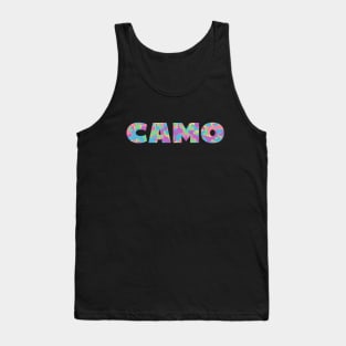 Colorful Camouflage Tank Top